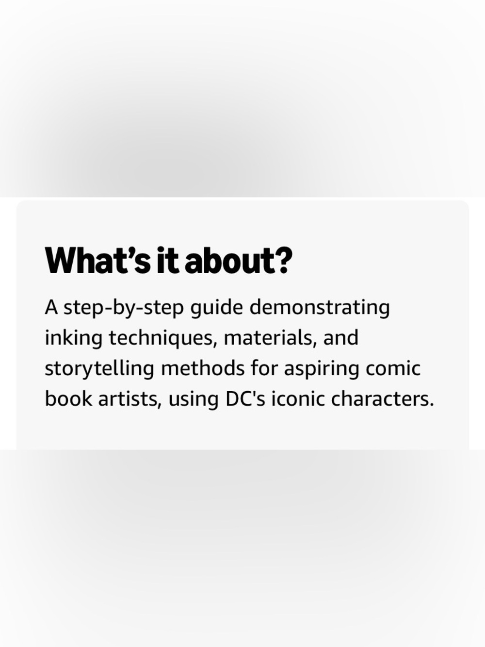 DC Comics Guide to Inking Comics - Picture 8 of 8